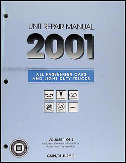 2001 GM Automatic Transmission Overhaul Manual Original
