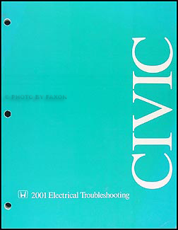 2001 Honda Civic Electrical Troubleshooting Manual Original 