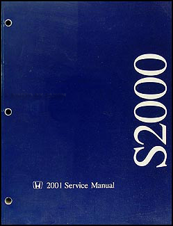 2001 Honda S2000 Repair Manual Original 