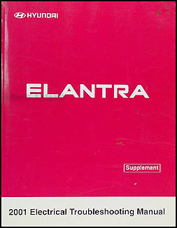 2001 Hyundai Elantra Electrical Troubleshooting Manual Original
