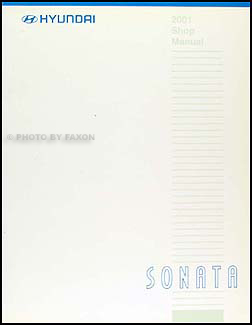 2001 Hyundai Sonata Shop Manual Original