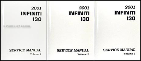 2001 Infiniti I30 Repair Manual Original