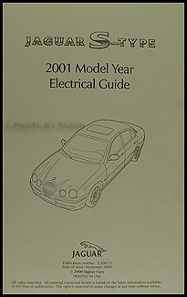 2001 Jaguar S-Type Electrical Guide Wiring Diagram