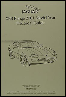 2001 Jaguar XK8 Electrical Guide Wiring Diagram Original 