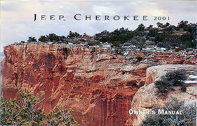 2001 Jeep Cherokee Original Owner's Manual SE/Classic/Limited