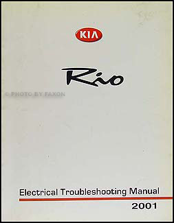 2001 Kia Rio Electrical Troubleshooting Manual Original