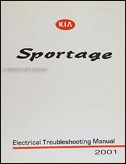 2001 Kia Sportage Electrical Troubleshooting Manual Original