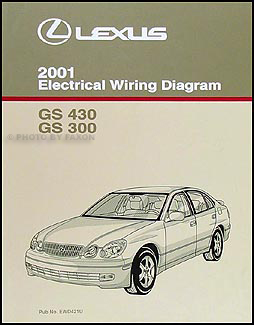 2001 Lexus GS 300 & GS 430 Wiring Diagram Manual 