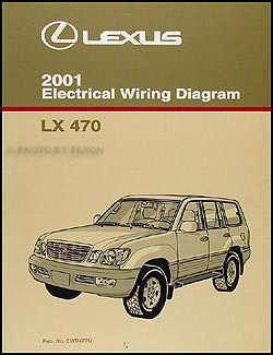 2001 Lexus LX 470 Wiring Diagram Manual Original