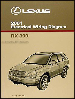 2001 Lexus RX 300 Wiring Diagram Manual Original