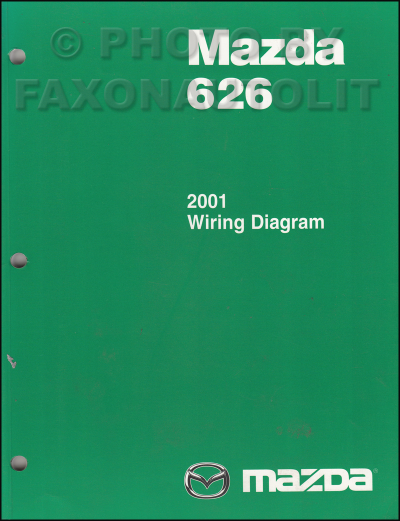 2001 Mazda 626 Wiring Diagram Manual Original