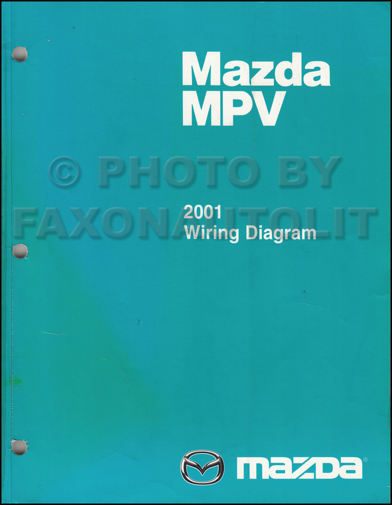 2001 Mazda MPV Wiring Diagram Manual Original