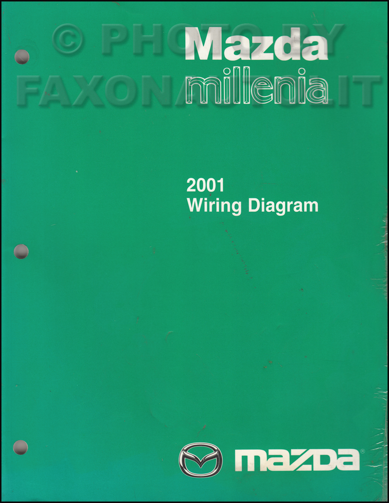 2001 Mazda Millenia Wiring Diagram Manual Original