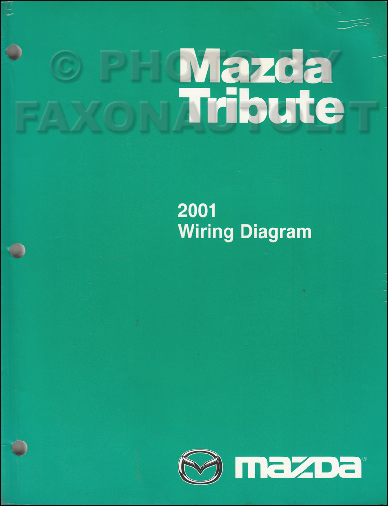 2001 Mazda Tribute Wiring Diagram Manual Original