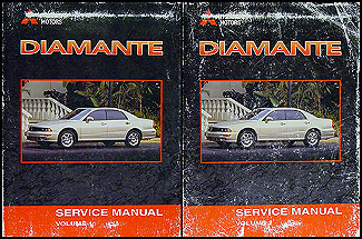 2001 Mitsubishi Diamante Original Repair Shop Manual 2 Vol. Set