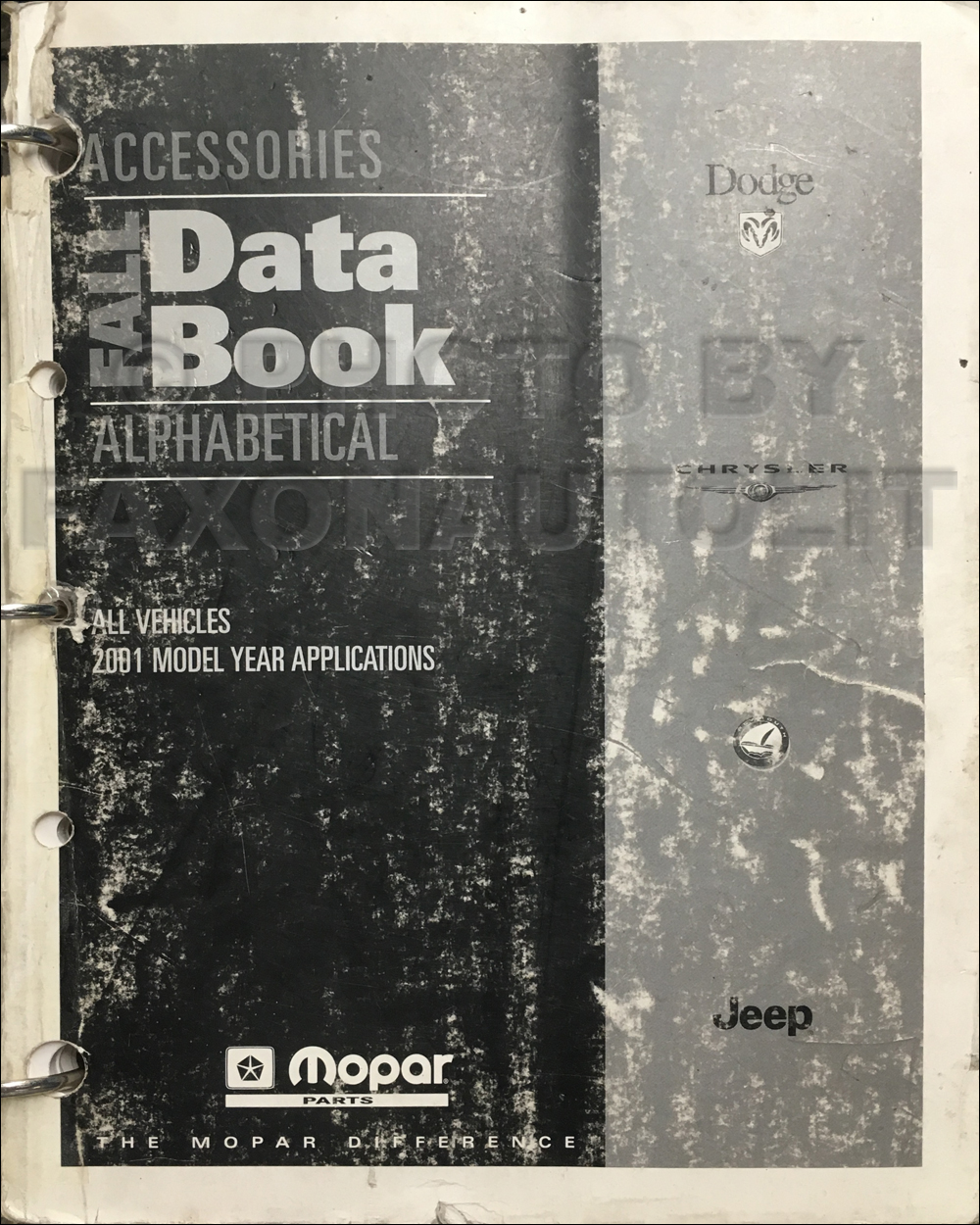 2001 MoPar Accessories Databook Original Fall