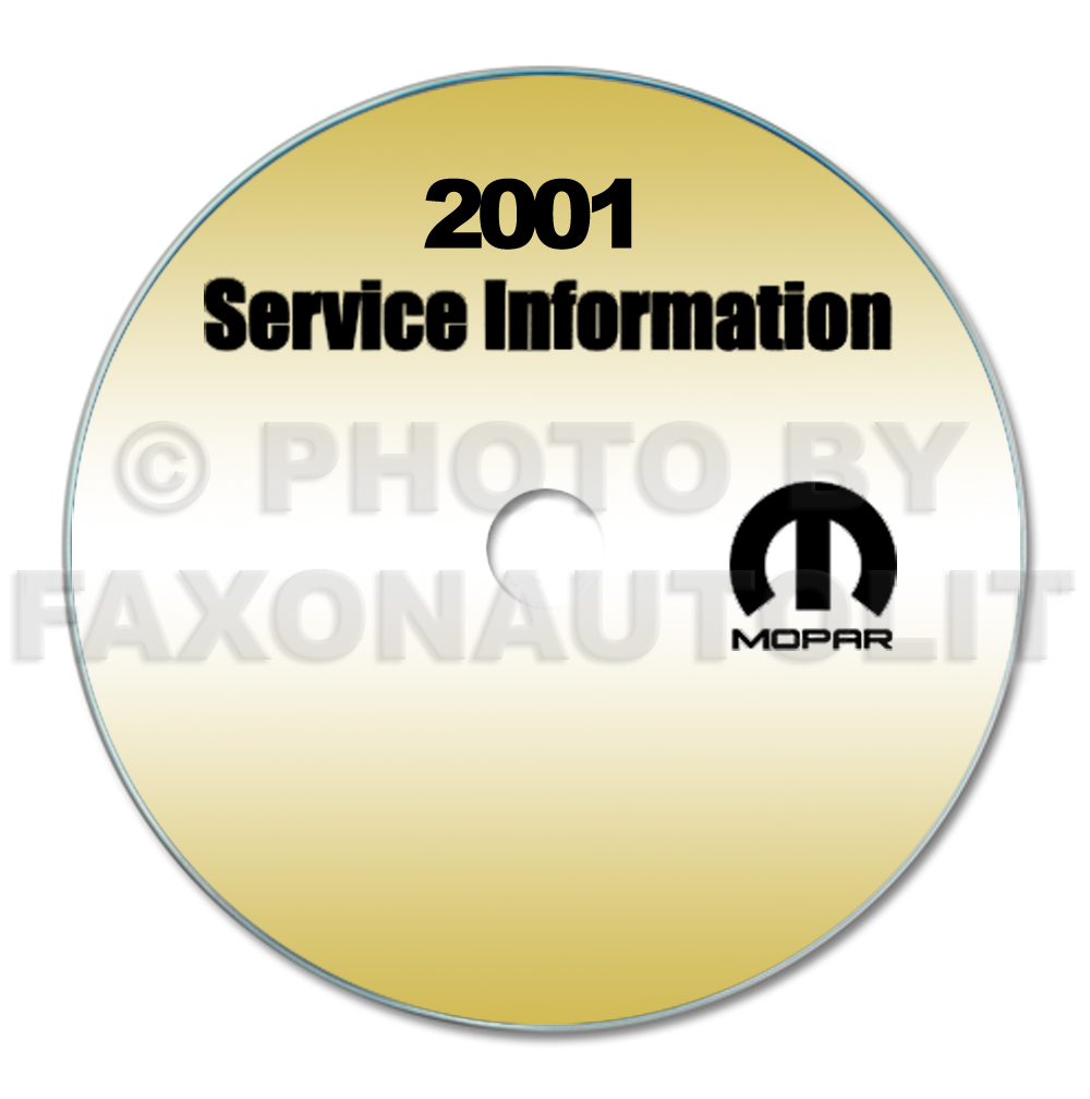 2001 Jeep Grand Cherokee Repair Shop Manual CD-ROM