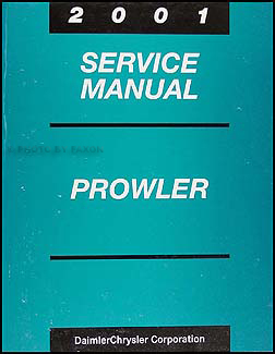 2001 Chrysler Prowler Shop Manual Original 