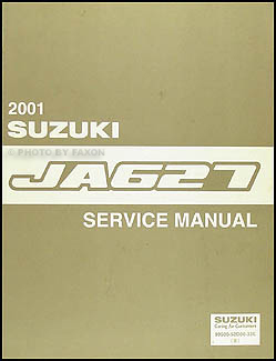 2001 Suzuki XL-7 JA627 Repair Manual Original