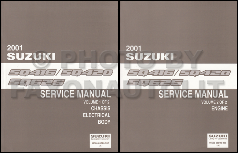 2000 Suzuki Vitara/Grand Vitara Repair Manual Set Original
