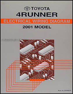 2001 Toyota 4Runner Wiring Diagram Manual Original