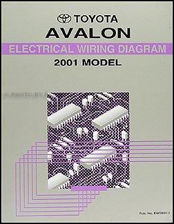 2001 Toyota Avalon Wiring Diagram Manual Original
