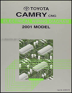 2001 Toyota Camry CNG Wiring Diagram Manual Original