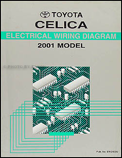 2001 Toyota Celica Wiring Diagram Manual Original 