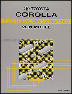 2001 Toyota Corolla Wiring Diagram Manual Original