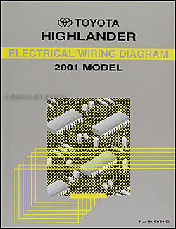 2001 Toyota Highlander Wiring Diagram Manual Original