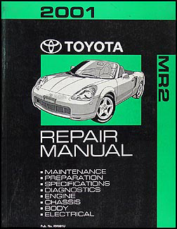 2001 Toyota MR2 Spyder Repair Manual Original