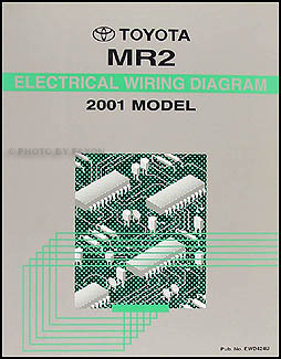 2001 Toyota MR2 Wiring Diagram Manual Original