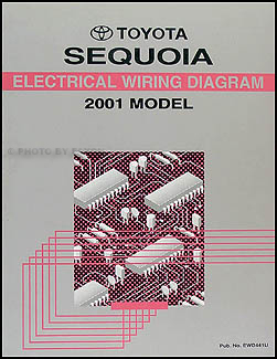2001 Toyota Sequoia Wiring Diagram Manual Original
