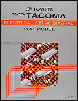 2001 Toyota Tacoma Pickup Wiring Diagram Manual Original