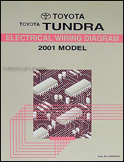 2001 Toyota Tundra Wiring Diagram Manual Original
