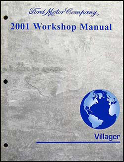 2001 Mercury Villager Repair Manual Original