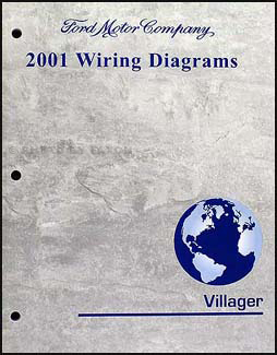 2001 Mercury Villager Wiring Diagram Manual Original
