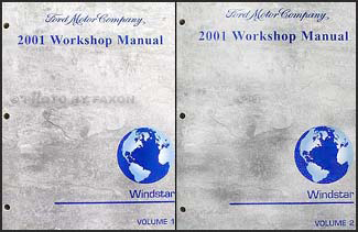 2001 Ford Windstar Repair Manual 2 Volume Set Original