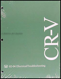 2002-2004 Honda CR-V Electrical Troubleshooting Manual Original