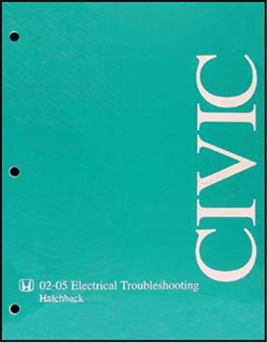 2002-2005 Honda Civic Si Hatchback Electrical Troubleshooting Manual
