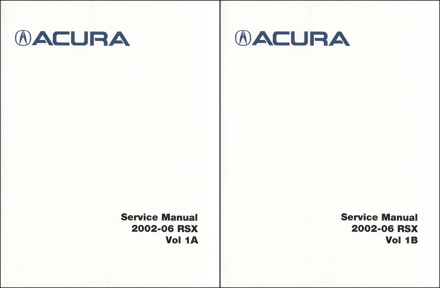 2002-2006 Acura RSX Shop Manual Original 