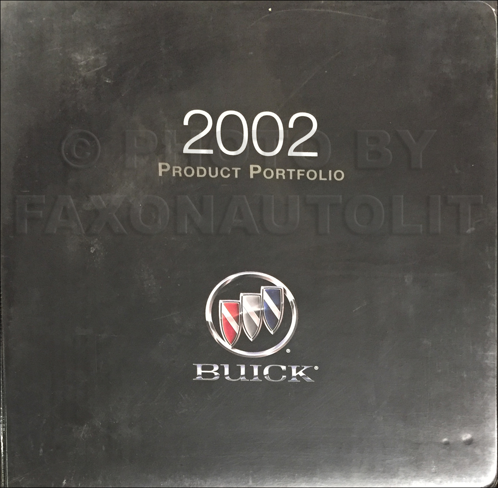 2002 Buick Color & Upholstery Dealer Album Original