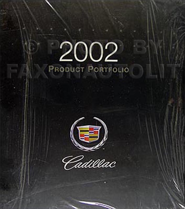 2002 Cadillac Product Portfolio - Data Book and Color & Upholstery Album