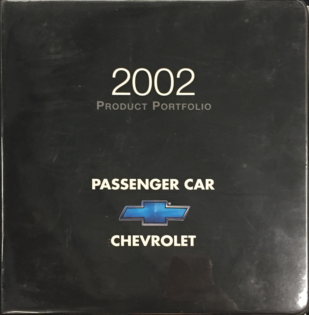 2002 Chevrolet Car Color & Upholstery Dealer Album/Data Book Original