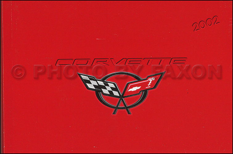 2002 Chevy Corvette Owner's Manual Original
