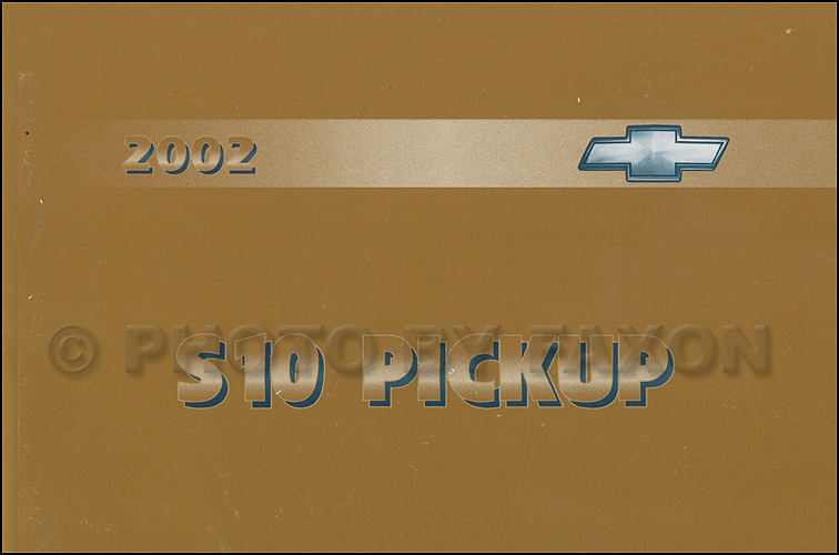 2002 Chevrolet S10 Pickup Truck Owner's Manual Original