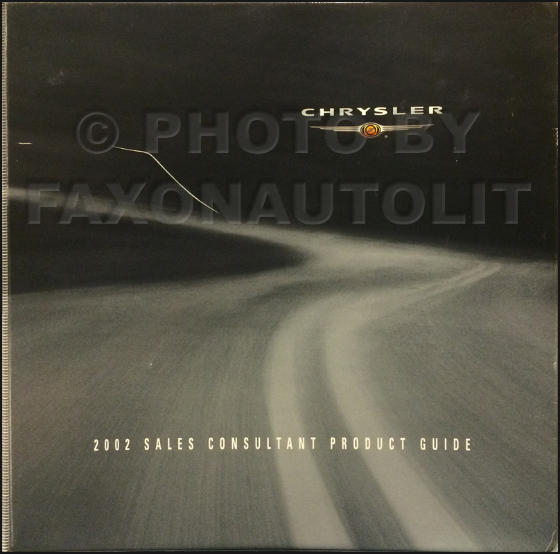2002 Chrysler Color and Upholstery Dealer Album and Data Book Original