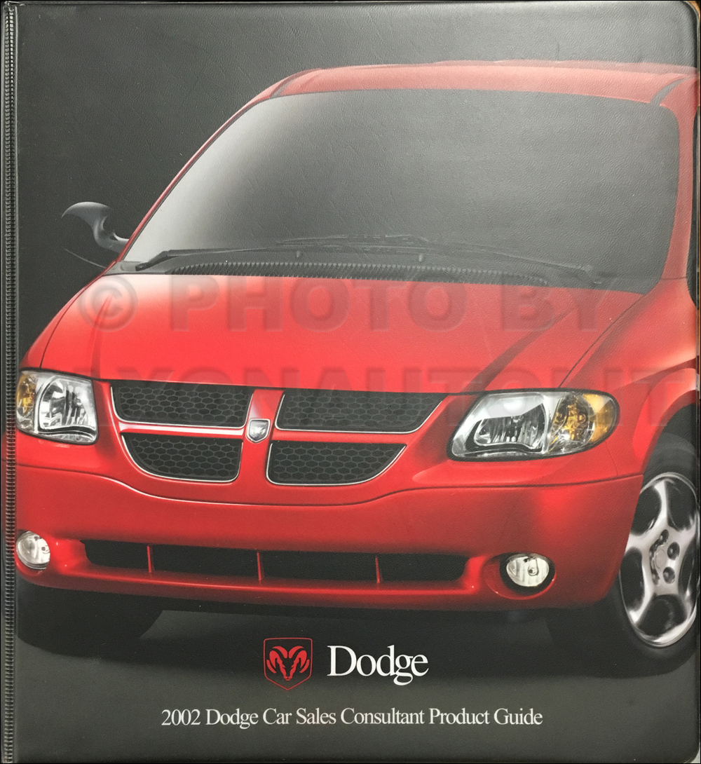 2002 Dodge Car Color and Upholstery Dealer Album and Data Book Original