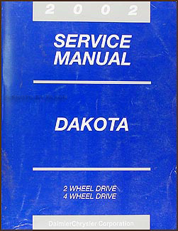 2002 Dodge Dakota Repair Manual Original 