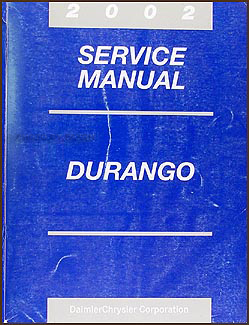 2002 Dodge Durango Repair Manual CD-ROM Original 